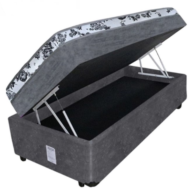Cama Box Baú Solteiro 88 Conjugado de Mol...
