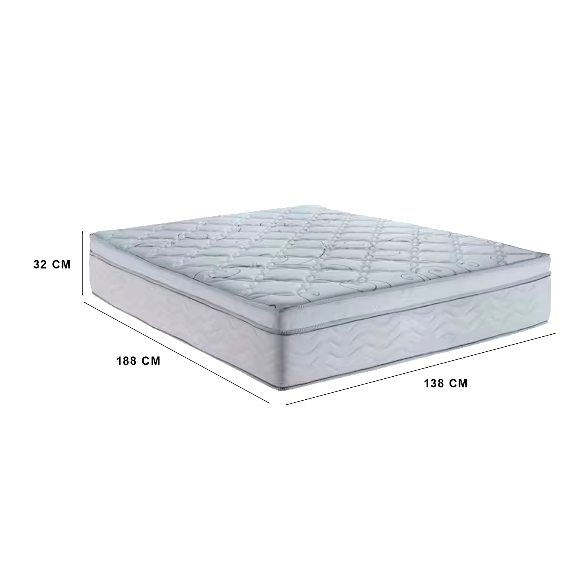 Cama Box Casal 138 Tecido Sintetico Preto...