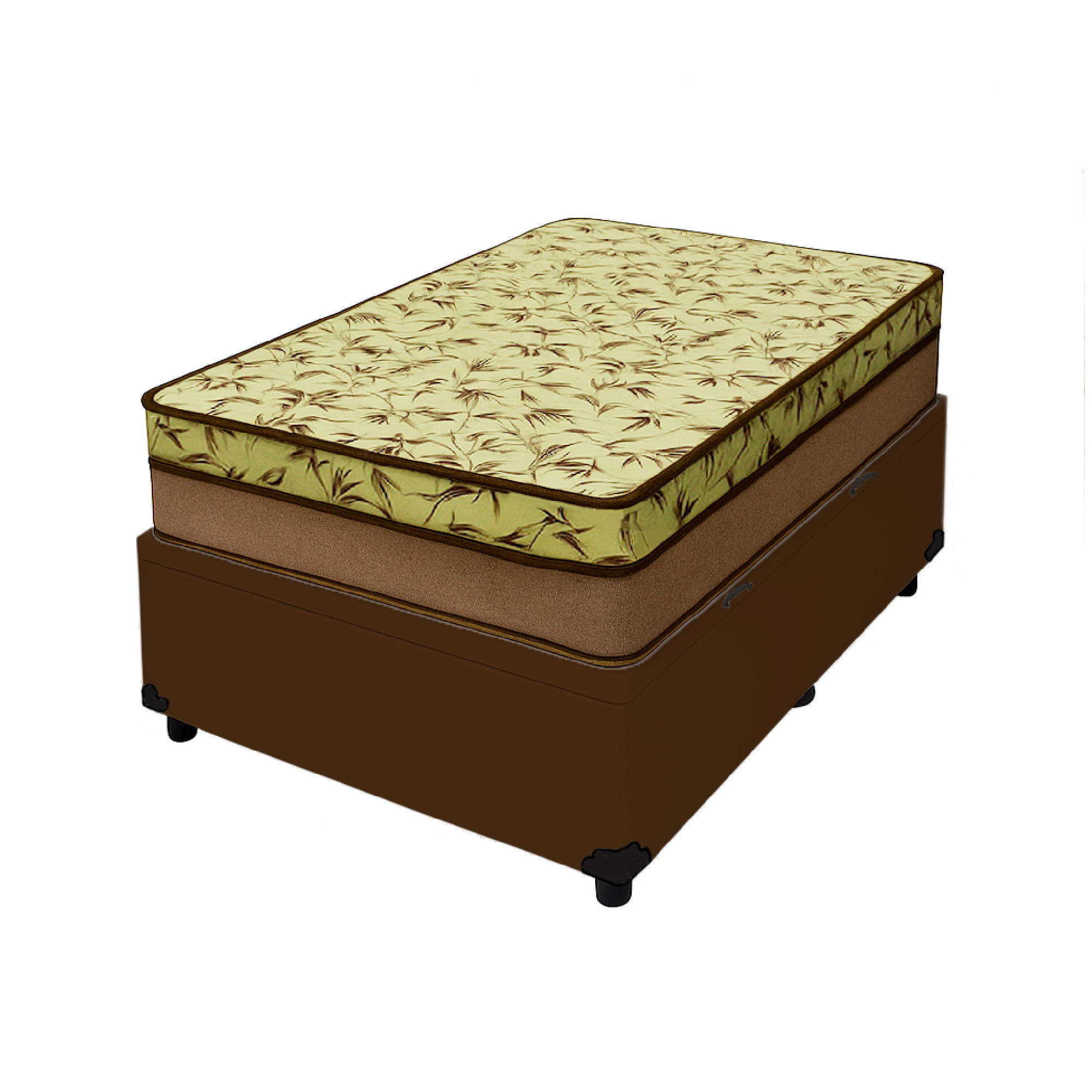 Cama Box Baú Solteiro 88 Tecido Sintético...